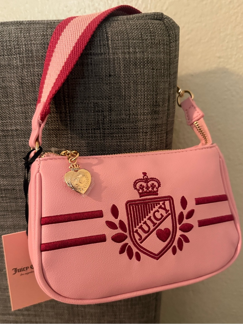 Y2K Juicy Couture Pink Mini Shoulder Bag